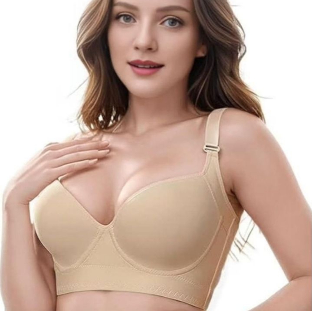 Amazon Push Up Corset Top Deep Cup Shapewear Style Underwire Bra Size 46C